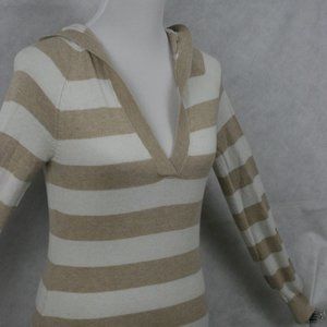 Tommy Hilfiger Tan/Cream Cotton Blend Blouse SZ Sp